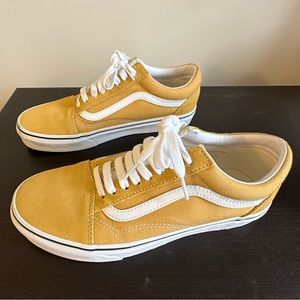 Pig Suede -Canvas Combo Old Sokol Shoe- Golden Yellow - M7 /W8.5